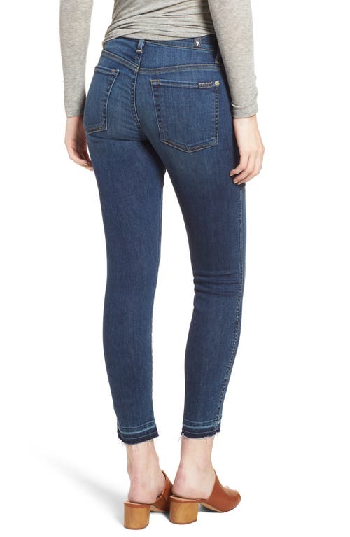 7 For All Mankind ® Front Seam Slit Released Hem Ankle Skinny Jeans