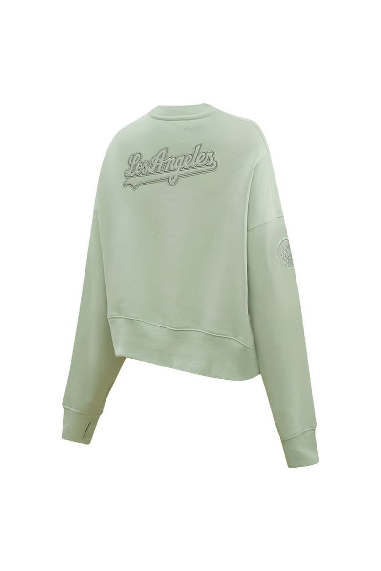 Women's Pro Standard Green Los Angeles Dodgers Fleece Pullover Sweatshirt, Alternate, color, Green