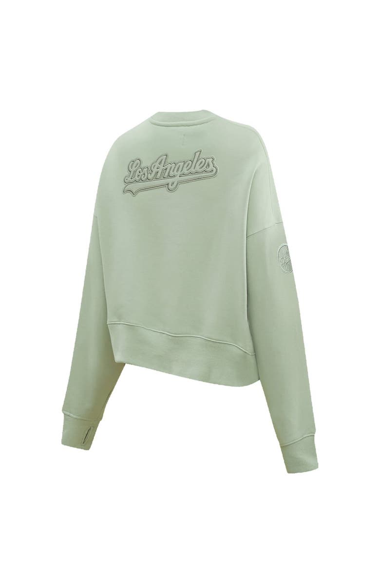 PRO STANDARD Women's Pro Standard Green Los Angeles Dodgers Fleece Pullover Sweatshirt, Alternate, color,