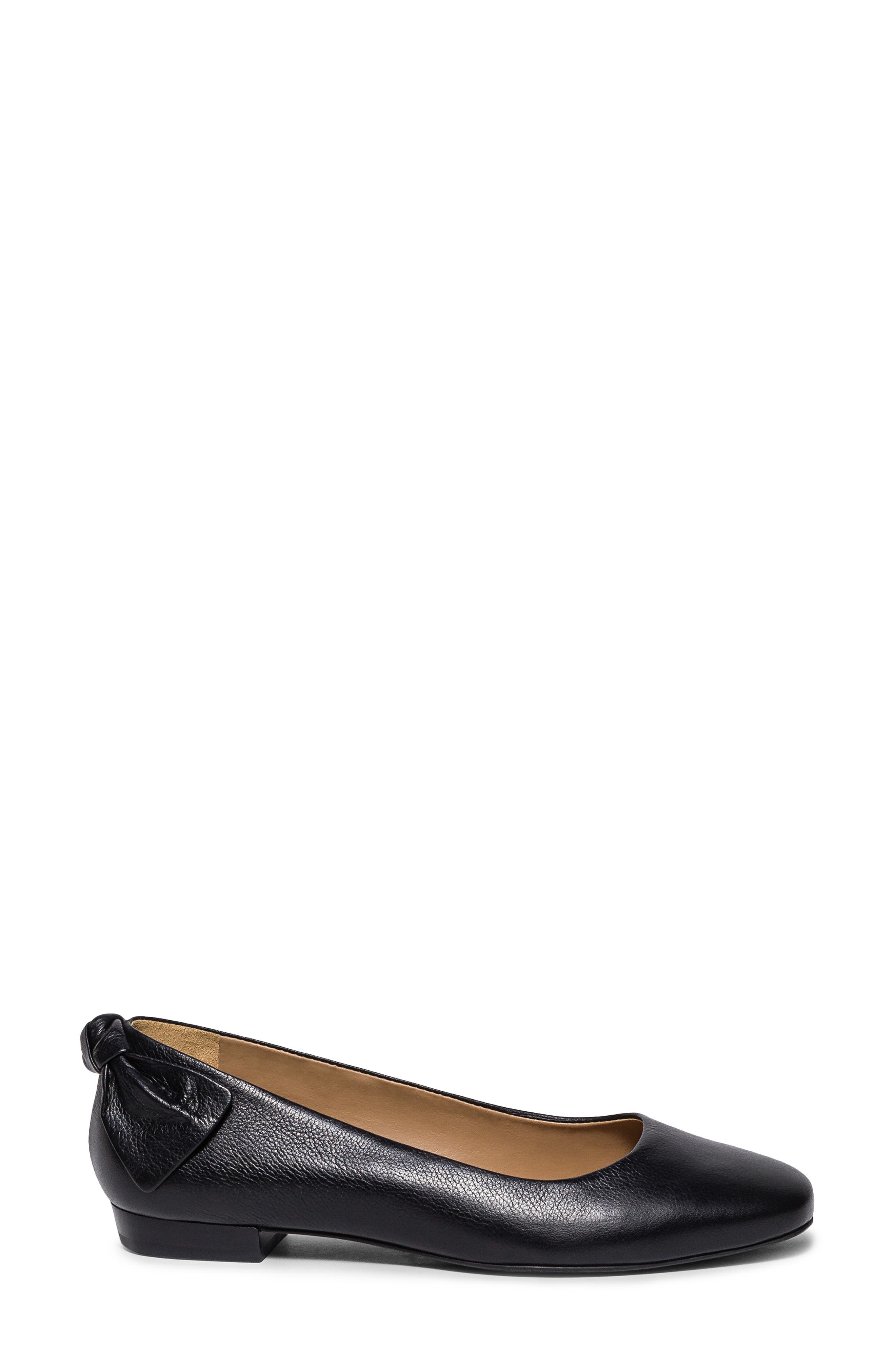 Bernardo Footwear Eloisa Flat, Alternate, color, Black Tumbled Calf