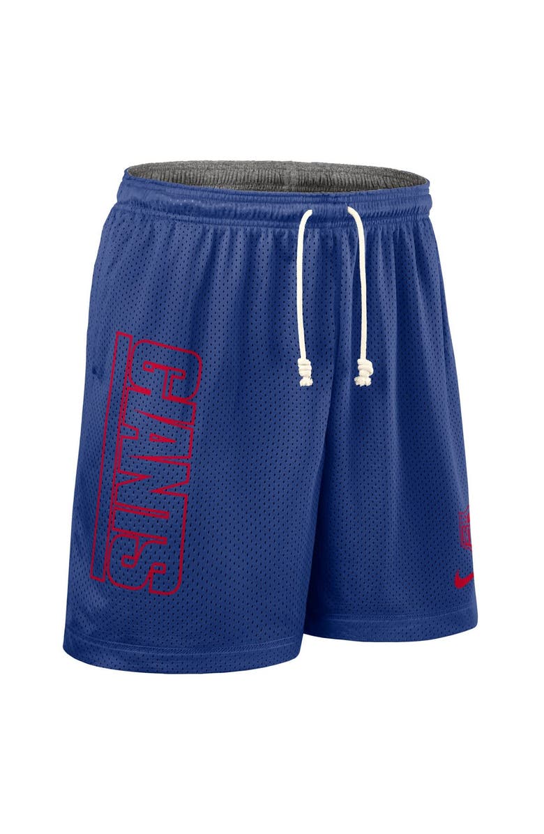Nike Men's Nike Royal New York Giants Sideline Reversible Performance Shorts, Alternate, color, Royal