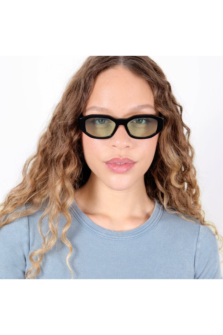Cassette Sunglasses, Alternate, color, Black / Mint