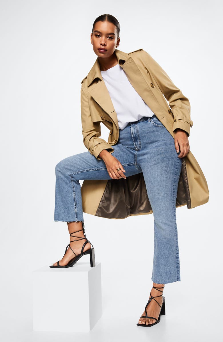 MANGO High Waist Bootcut Jeans, Alternate, color, 