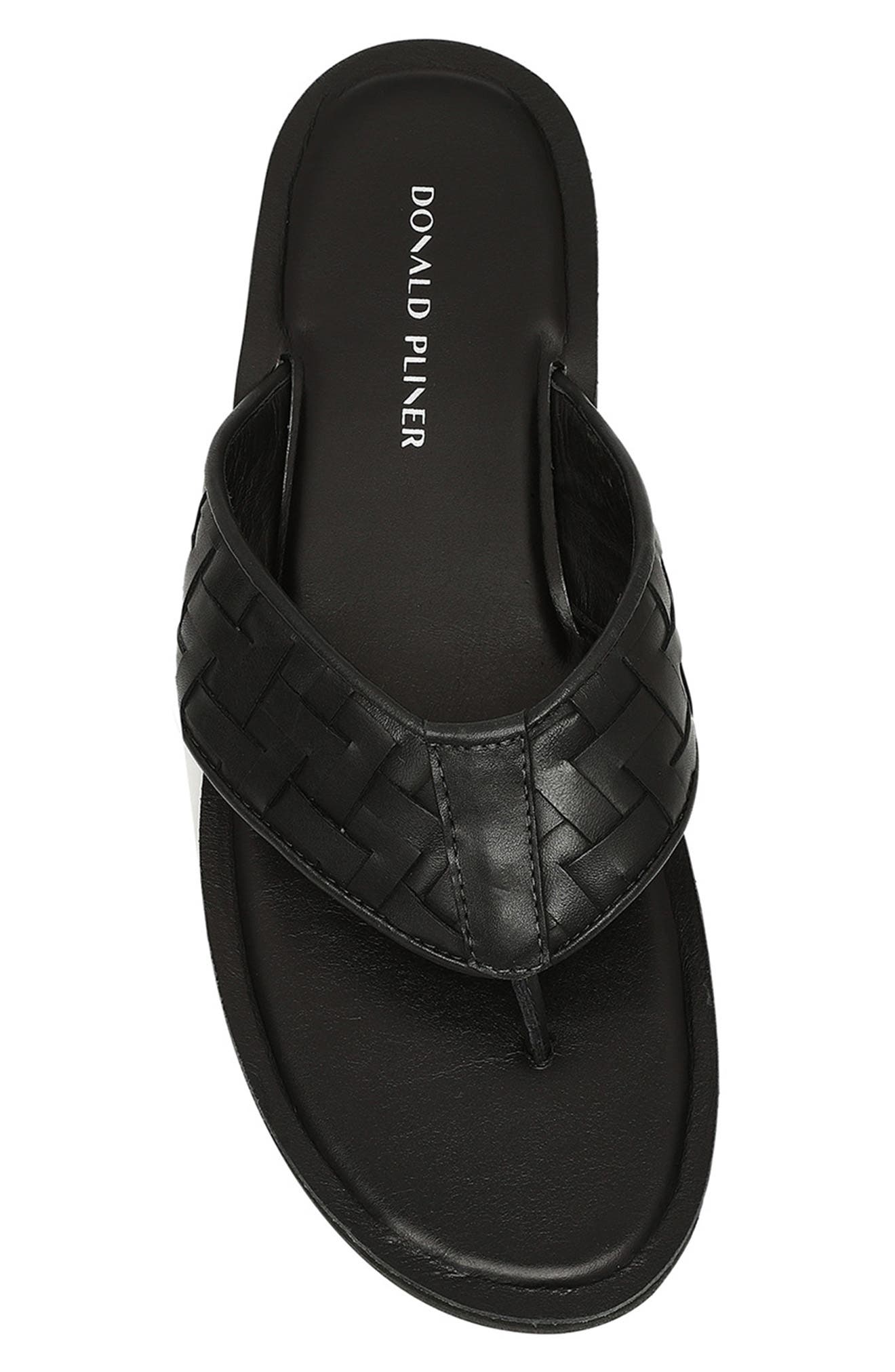 Donald Pliner Woven Leather Flip Flop, Alternate, color, 