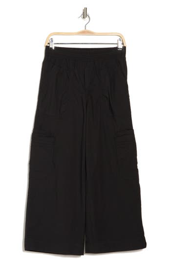 Democracy Pull-on Cargo Pants In Black