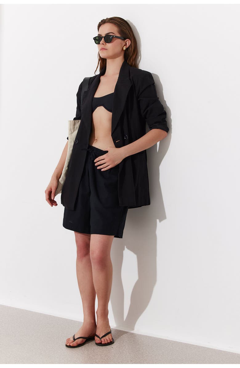 Gottex Beach Life Terra Bermuda Short Cover-Up, Alternate, color, Black