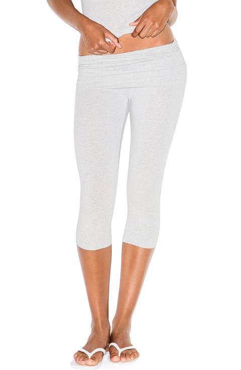 Foldover Capri Leggings