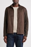 Johnston & Murphy Sueded Mixed Media Jacket