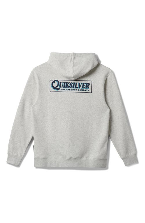 Quiksilver Logo Graphic Hoodie In Gray
