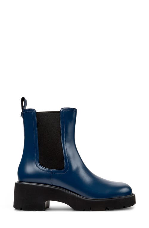 Camper Milah Platform Chelsea Boot In Blue