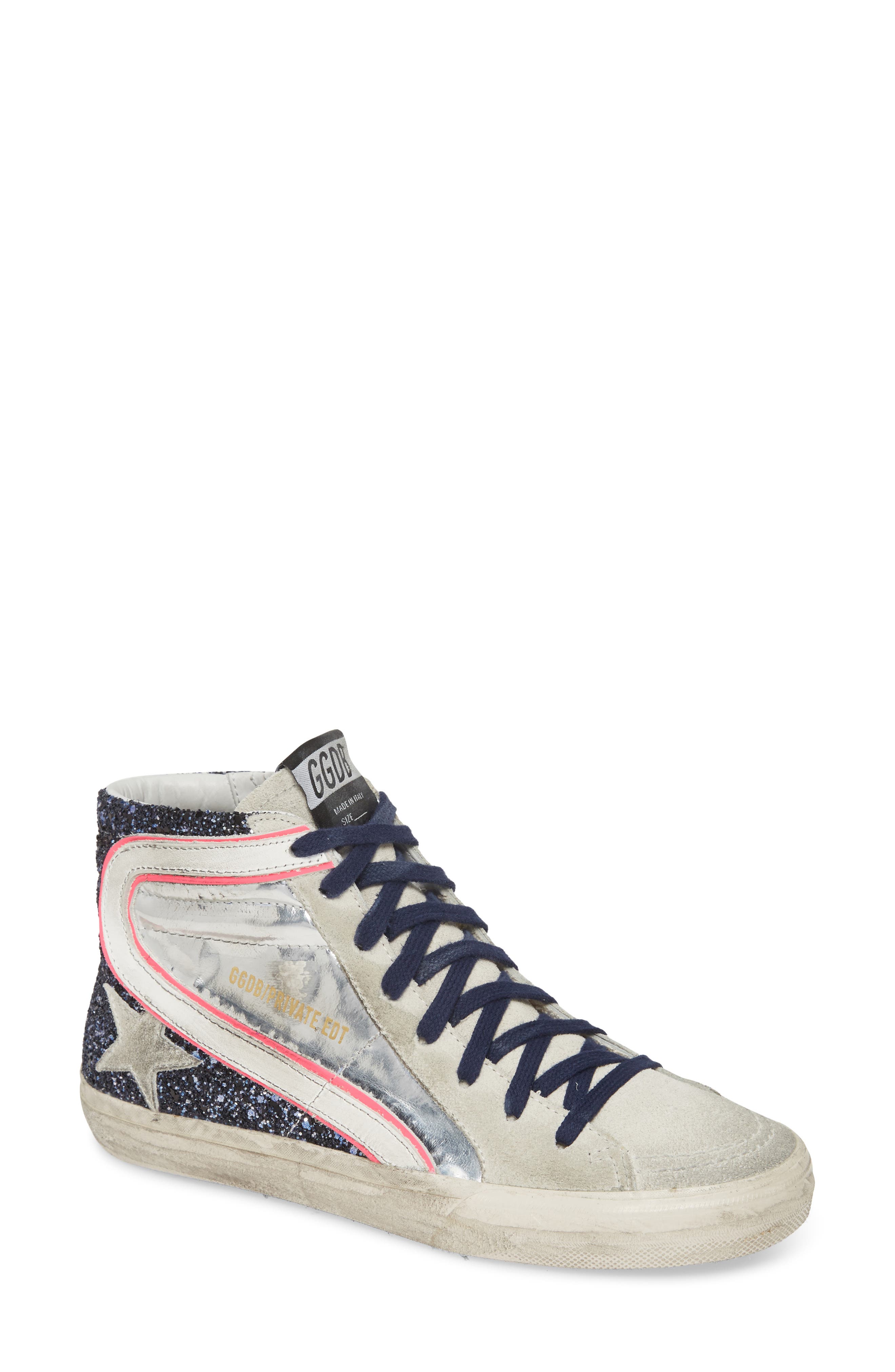 Golden Goose Slide High Top Sneaker, Main, color, 