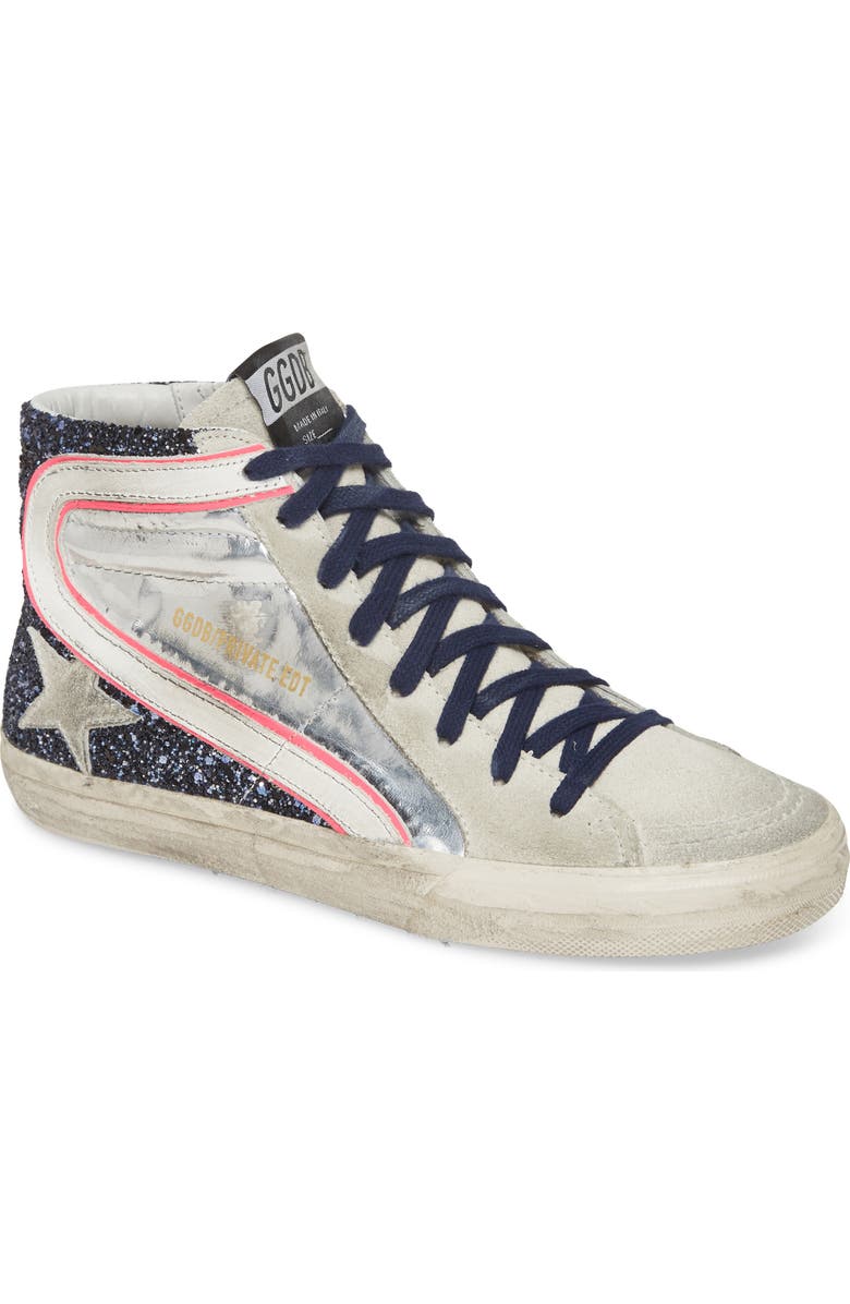 Golden Goose Slide High Top Sneaker, Main, color,