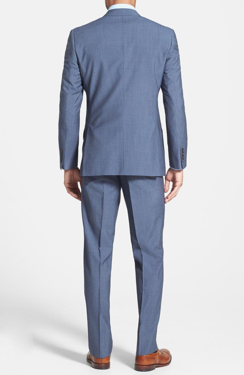 Ted Baker London 'Jones' Trim Fit Check Suit, Alternate, color,