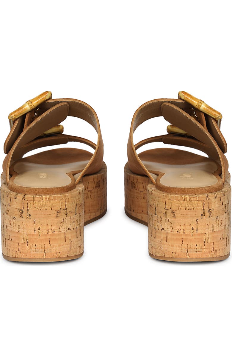 Jelavu Corkie Wedge Cork Sandals With Double Suede Strap, Alternate, color, Cognac