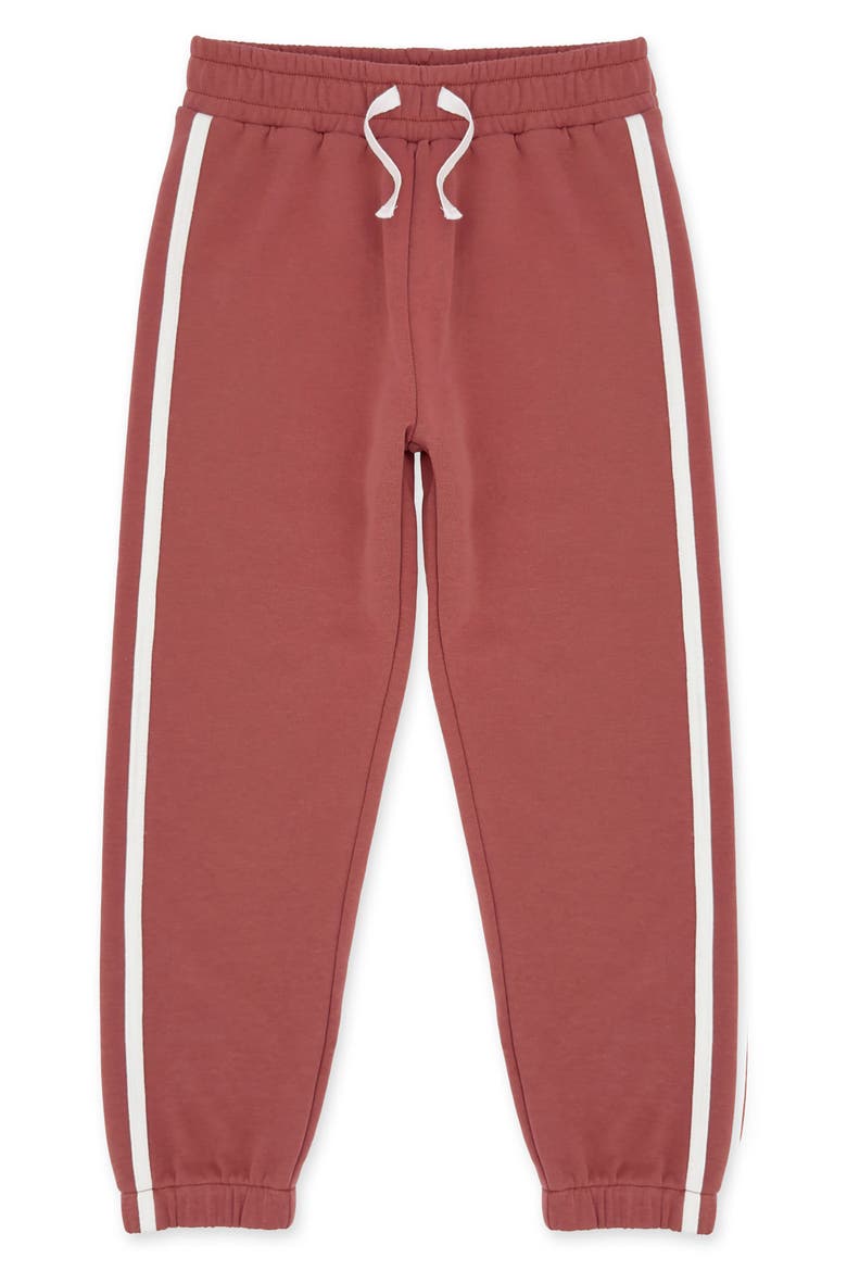 Kids' Wyatt Cotton Blend Track Joggers, Main, color, CANYON RED