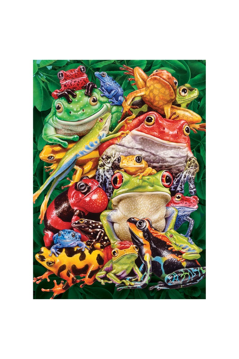 Frog Business 1000 Piece Puzzle, Main, color, Multicolored