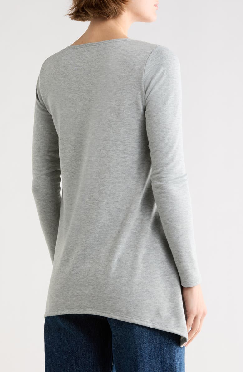 GO COUTURE Asymmetric Tunic Sweater, Alternate, color, Moonstruck