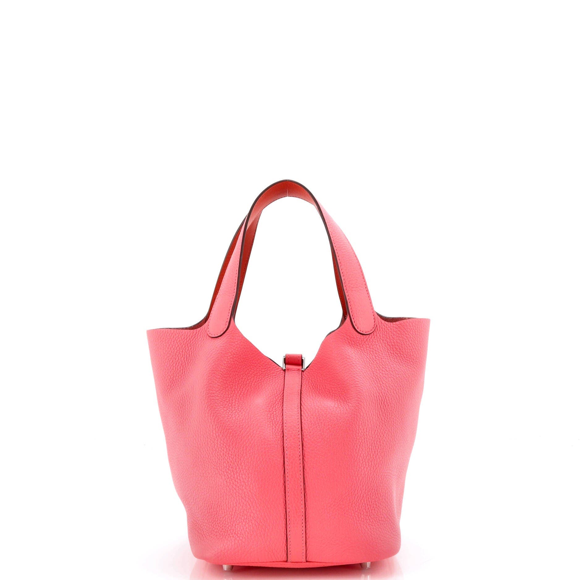 Eclat Picotin Lock Bag Clemence MM, Alternate, color, Rose Azalee