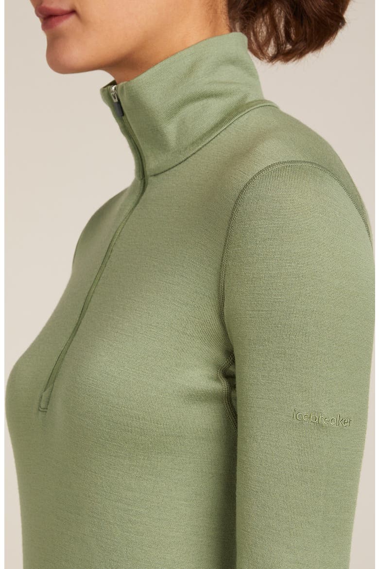 260 Tech Merino Wool Half Zip Top, Alternate, color, LICHEN