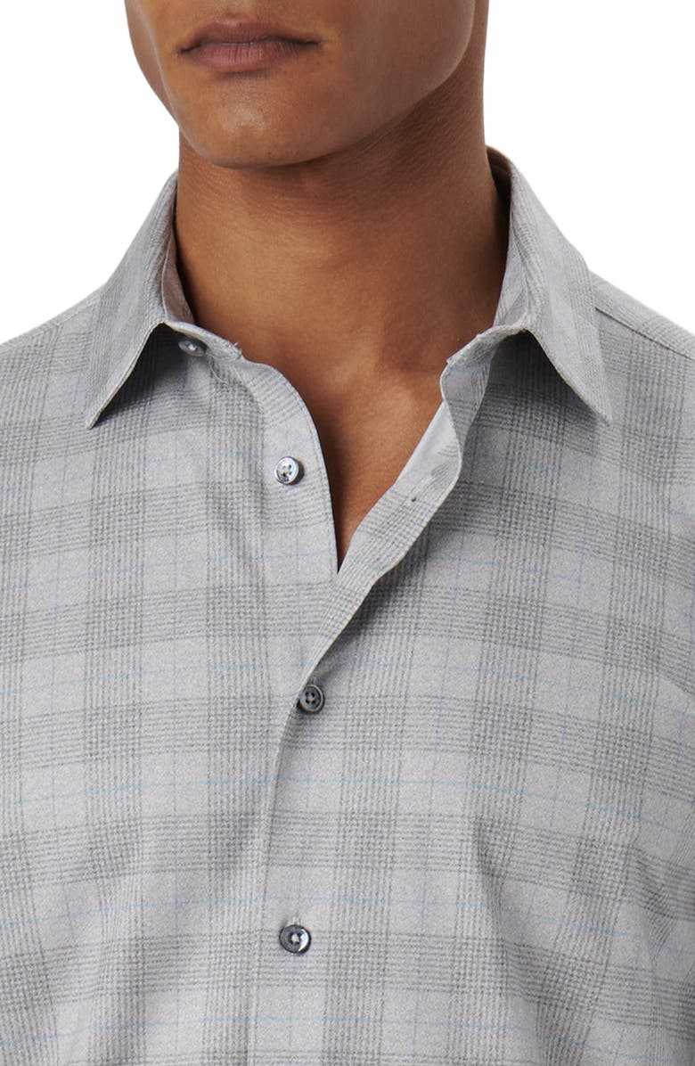 Bugatchi James OoohCotton<sup>®</sup> Plaid Button-Up Shirt, Alternate, color, 