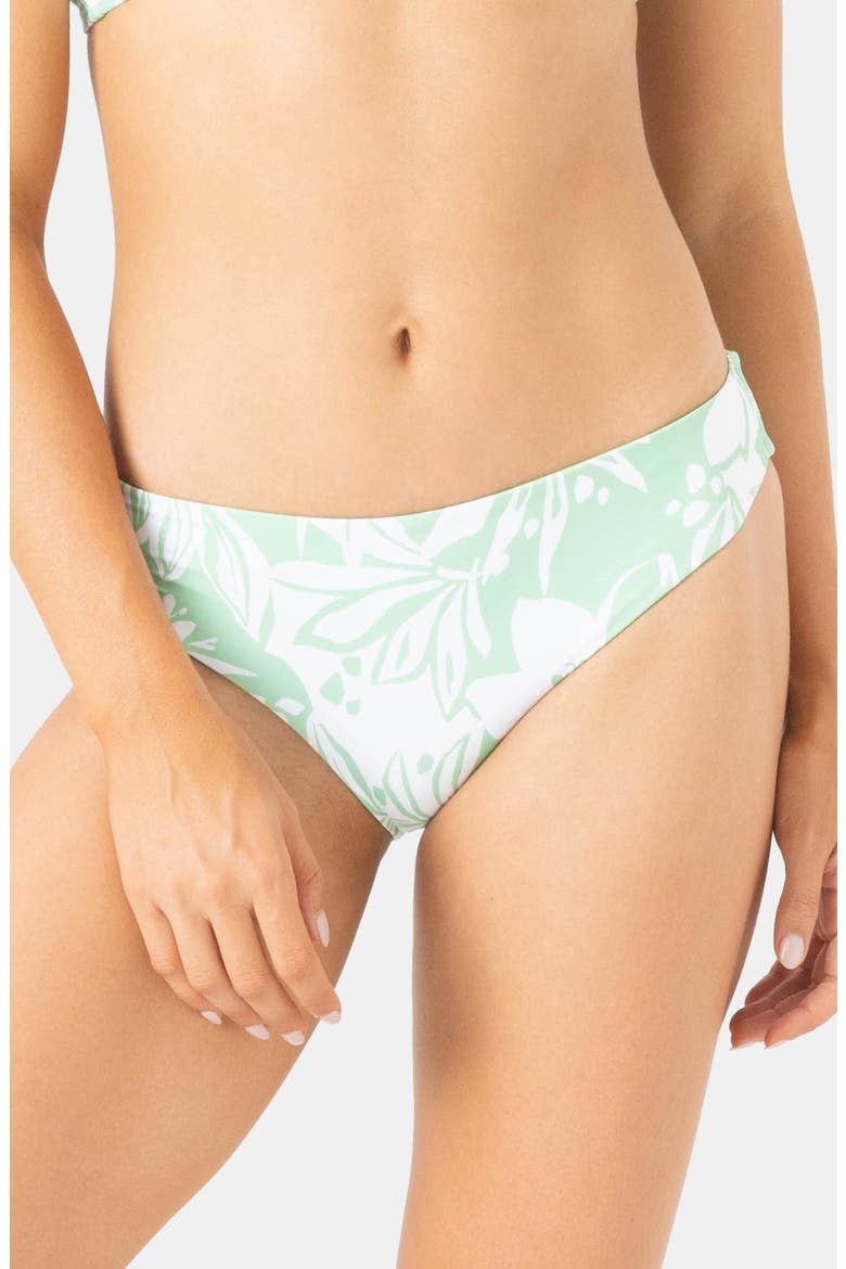 Oceanside Hipster Bikini Bottoms, Alternate, color, SEAFOAM
