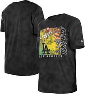 New Era Women's New Era  Black Los Angeles Dodgers Sport Classics Enzyme Wash  Oversized T-Shirt