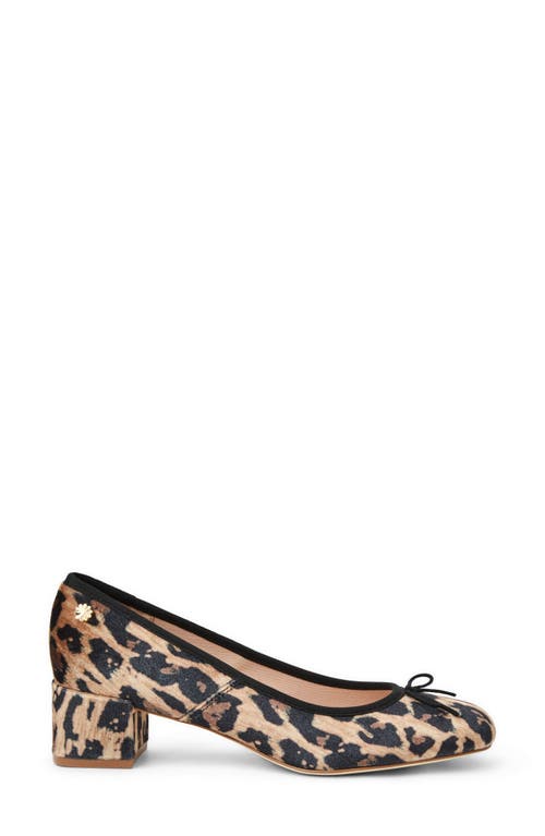 Jack Rogers Maddy Square Toe Pump In Animal Print