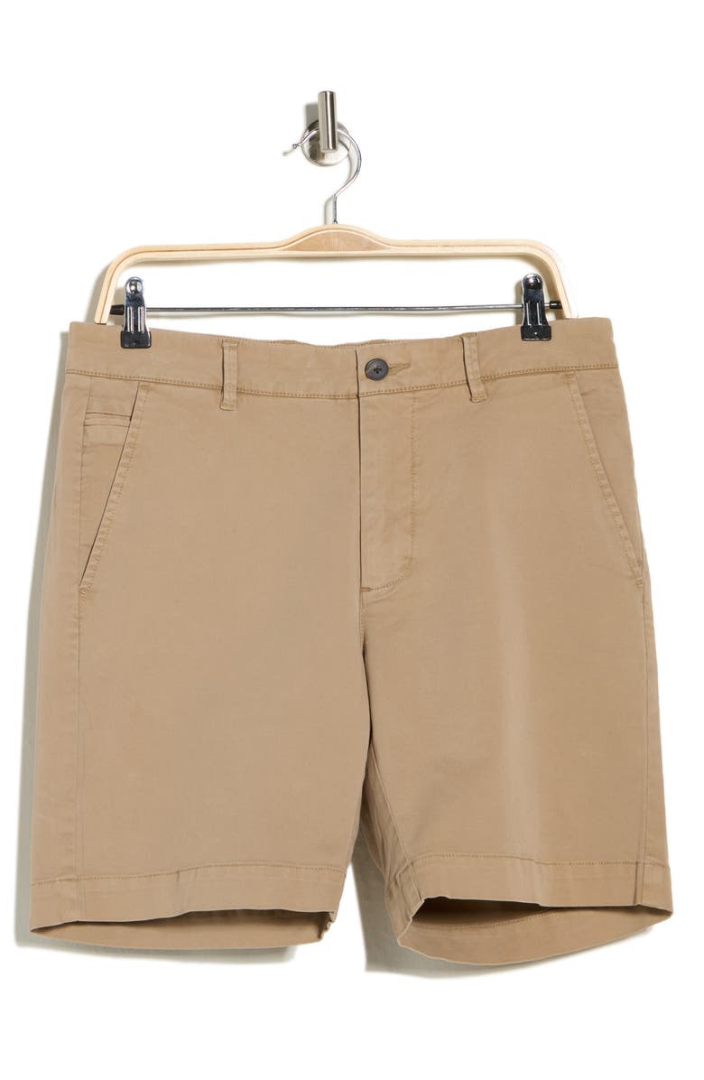 Vintage 1946 Garment Dyed Flat Front Shorts, Alternate, color, Khaki