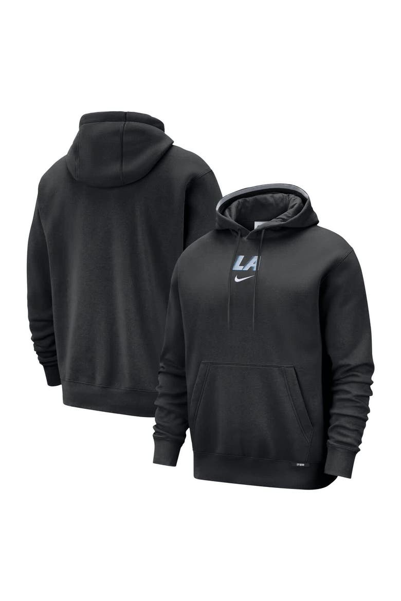 Men's Nike  Black LA Clippers 2025/26 City Edition Courtside Remix Premium Hoodie, Main, color, Black