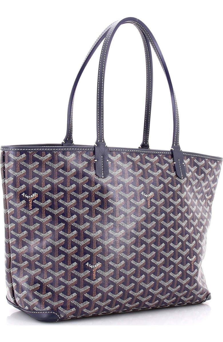 Pre-Owned Goyard Artois Tote Coated Canvas PM, Alternate, color, Blue