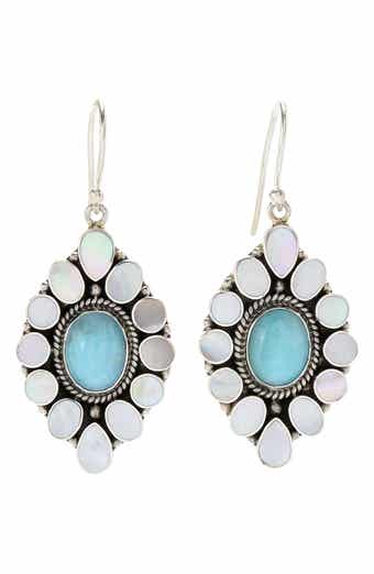 Semiprecious Stone Drop Earrings