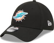 New Era Men's New Era Black Miami Dolphins Main 39THIRTY Flex Hat