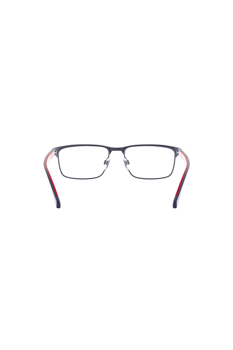 58mm Rectangle optical glasses, Alternate, color, Blue/ Red