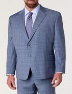 Michael Kors Big & Tall Glen Plaid Suit Jacket