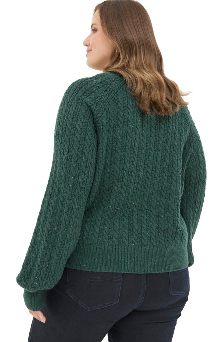 FatFace Women's Plus Size Chloe Cable Cardigan, Alternate, color,