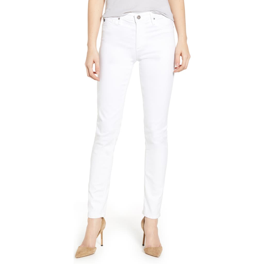 Shop Ag 'the Prima' Cigarette Leg Skinny Jeans In White
