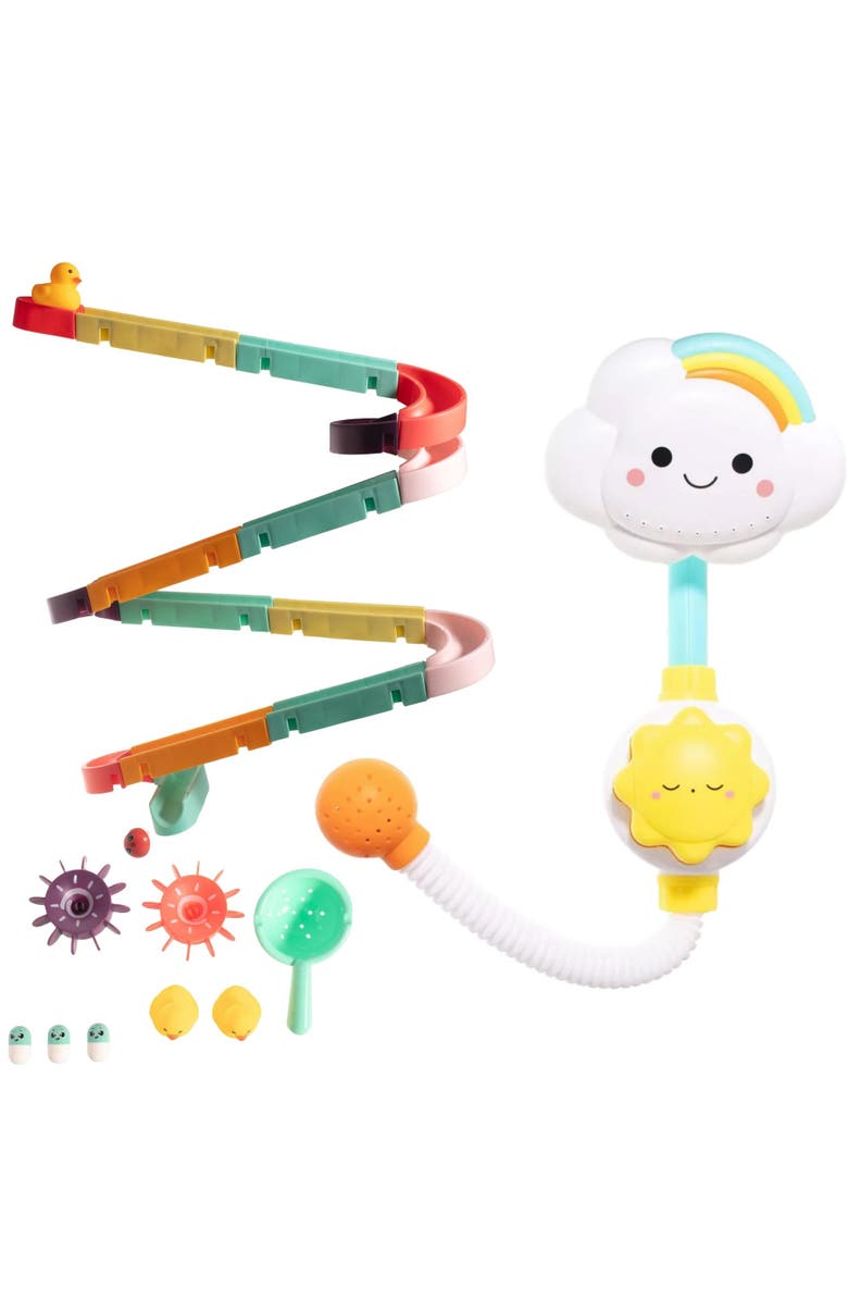 Sperric Interactive Durable Bathtub Slide and Sprayer Toy Set, Main, color,