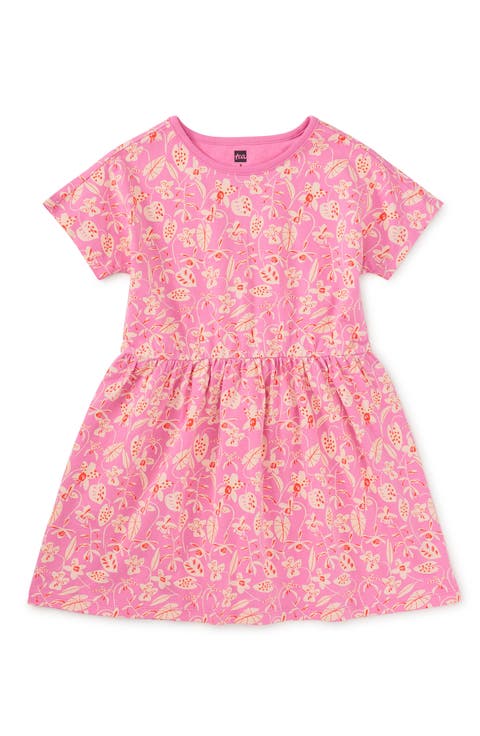 Short Sleeve Twirl Dress
