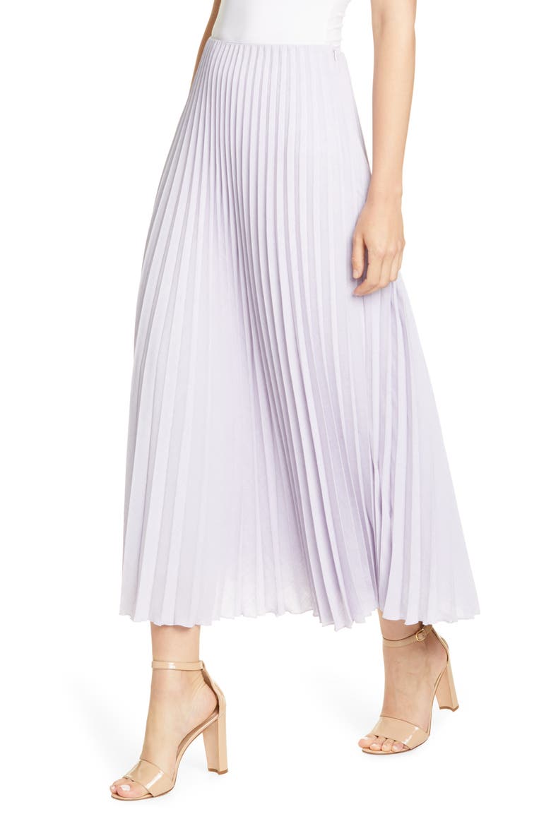 Vemeta Pleated Maxi Skirt, Alternate, color, AMETHYST