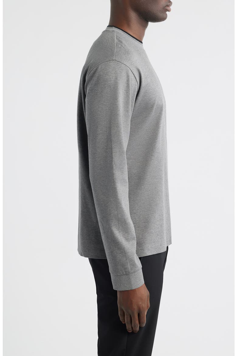 Talley Cotton Crewneck Top, Alternate, color, MEDIUM GREY