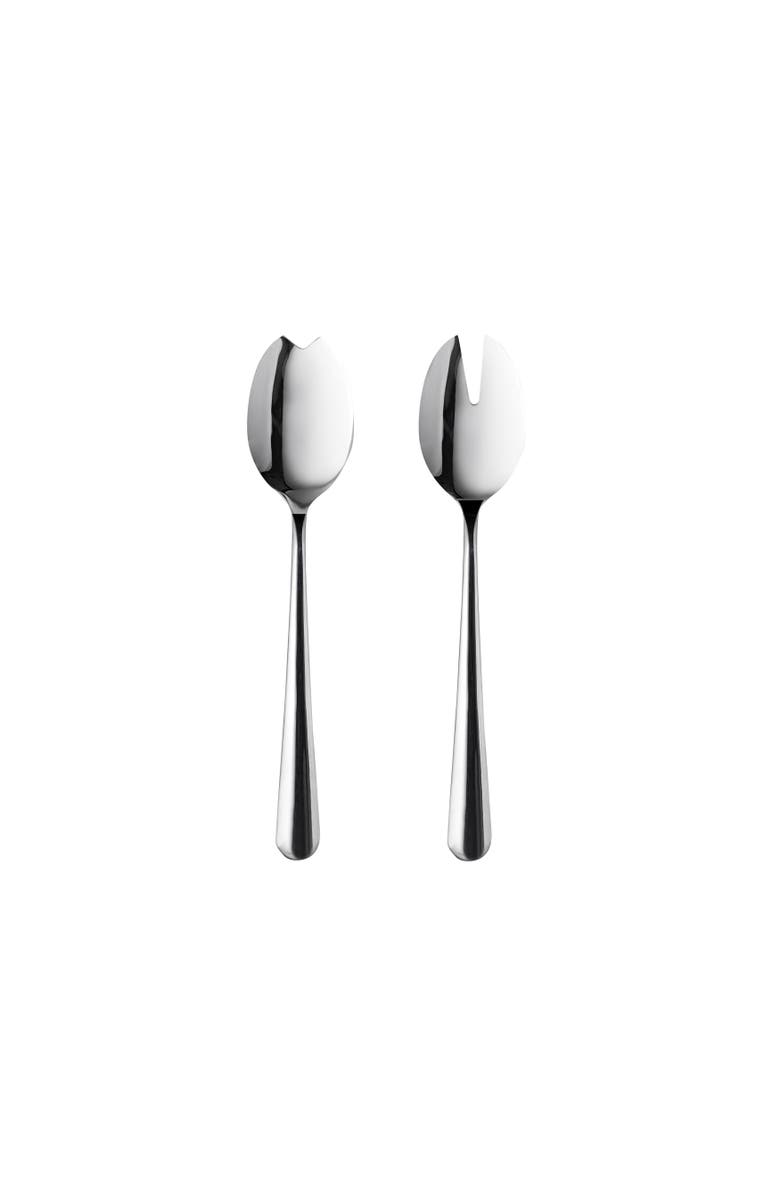 Mepra Neve Salad Serving Set - 2 Pieces, Main, color, Silver