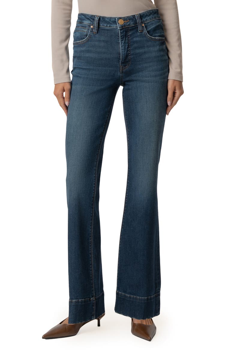 Stella High Waist Fab Ab Flare Jeans, Main, color, CHARMER W/DARK