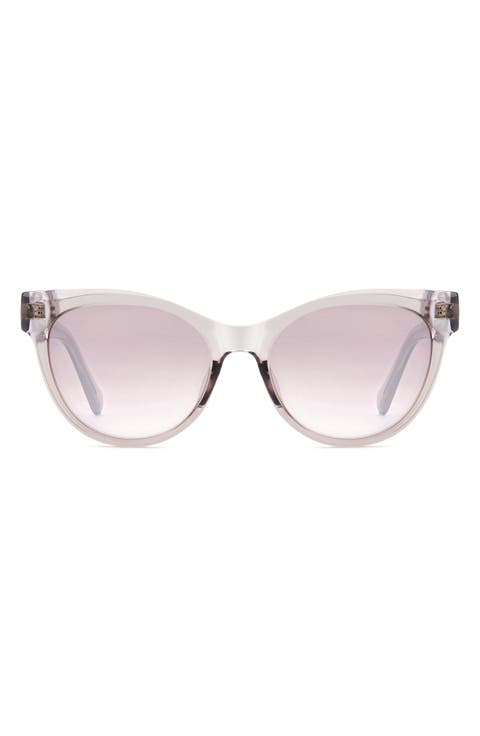 53mm Gradient Cat Eye Sunglasses