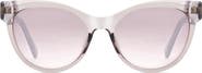 Fossil 53mm Gradient Cat Eye Sunglasses