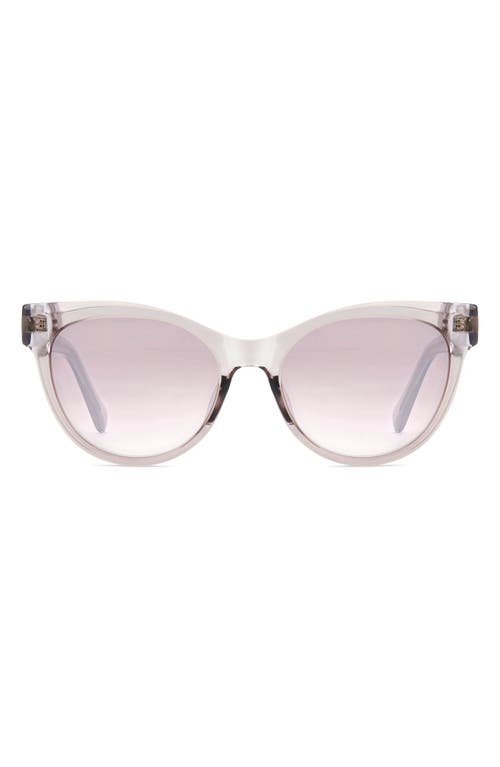 Fossil 53mm Gradient Cat Eye Sunglasses in Crystal Nude  product