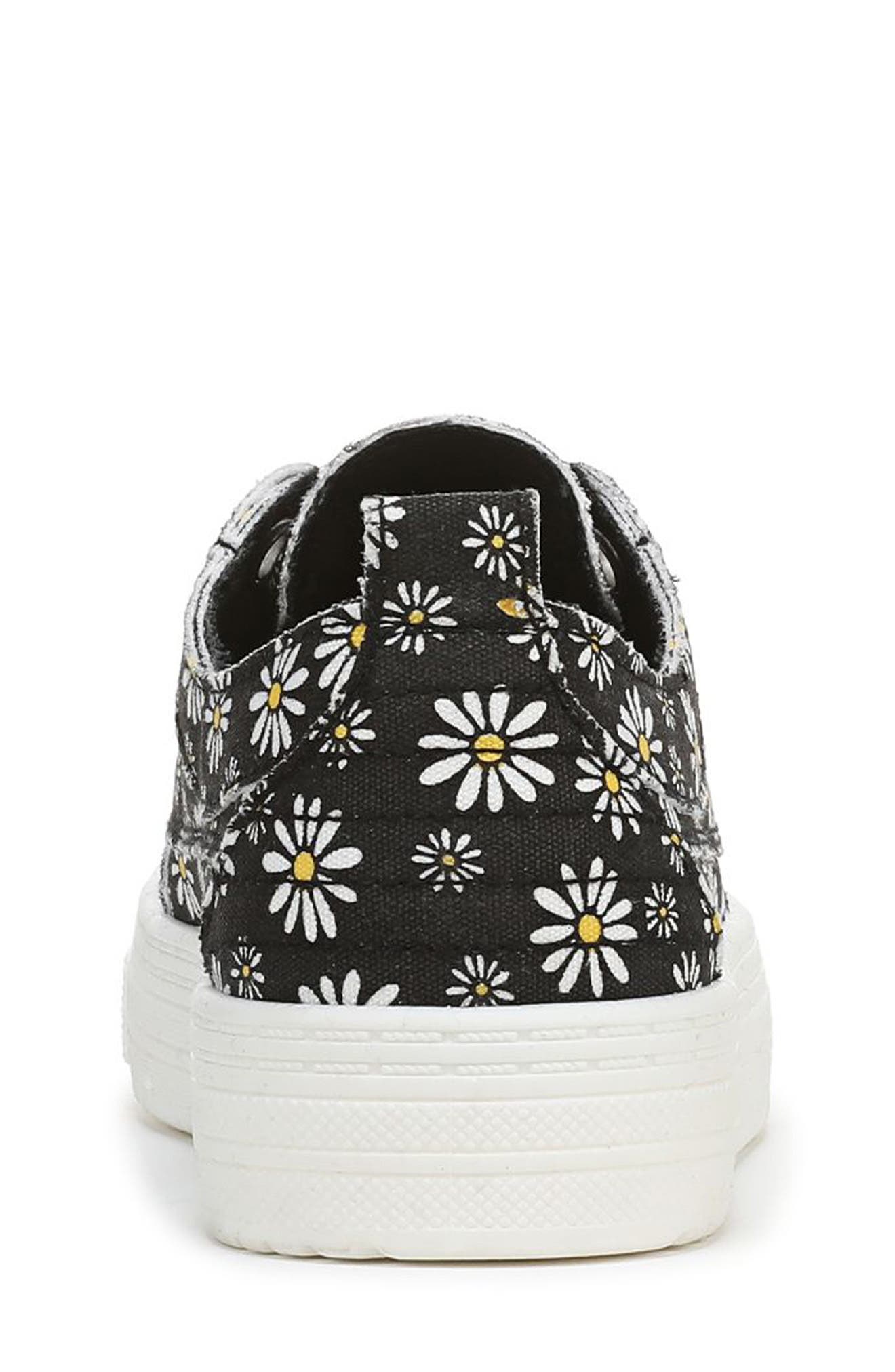 Blowfish Malibu Kids' Super Play Sneaker, Alternate, color, Black Daisy Print Canvas