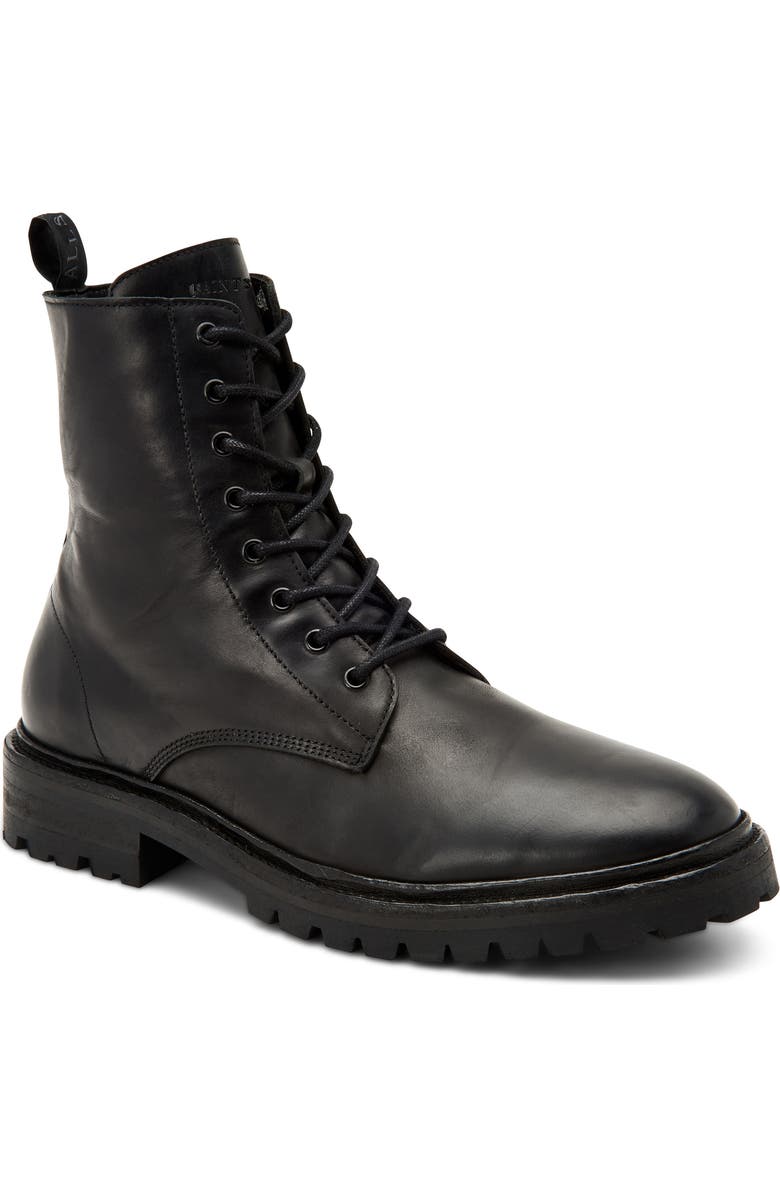 AllSaints Tobias Plain Toe Boot, Main, color,