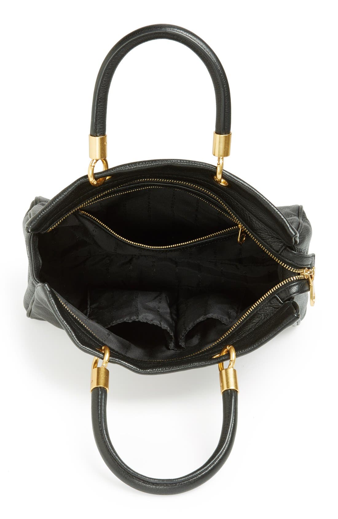 MARC BY MARC JACOBS 'Too Hot to Handle' Satchel, Alternate, color, BLACK