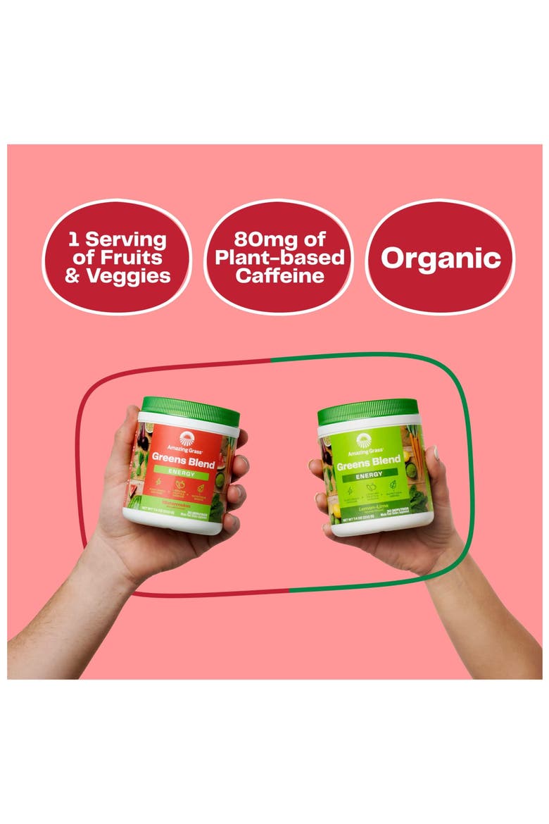 Greens Blend Energy Watermelon Superfood Powder, Alternate, color, None