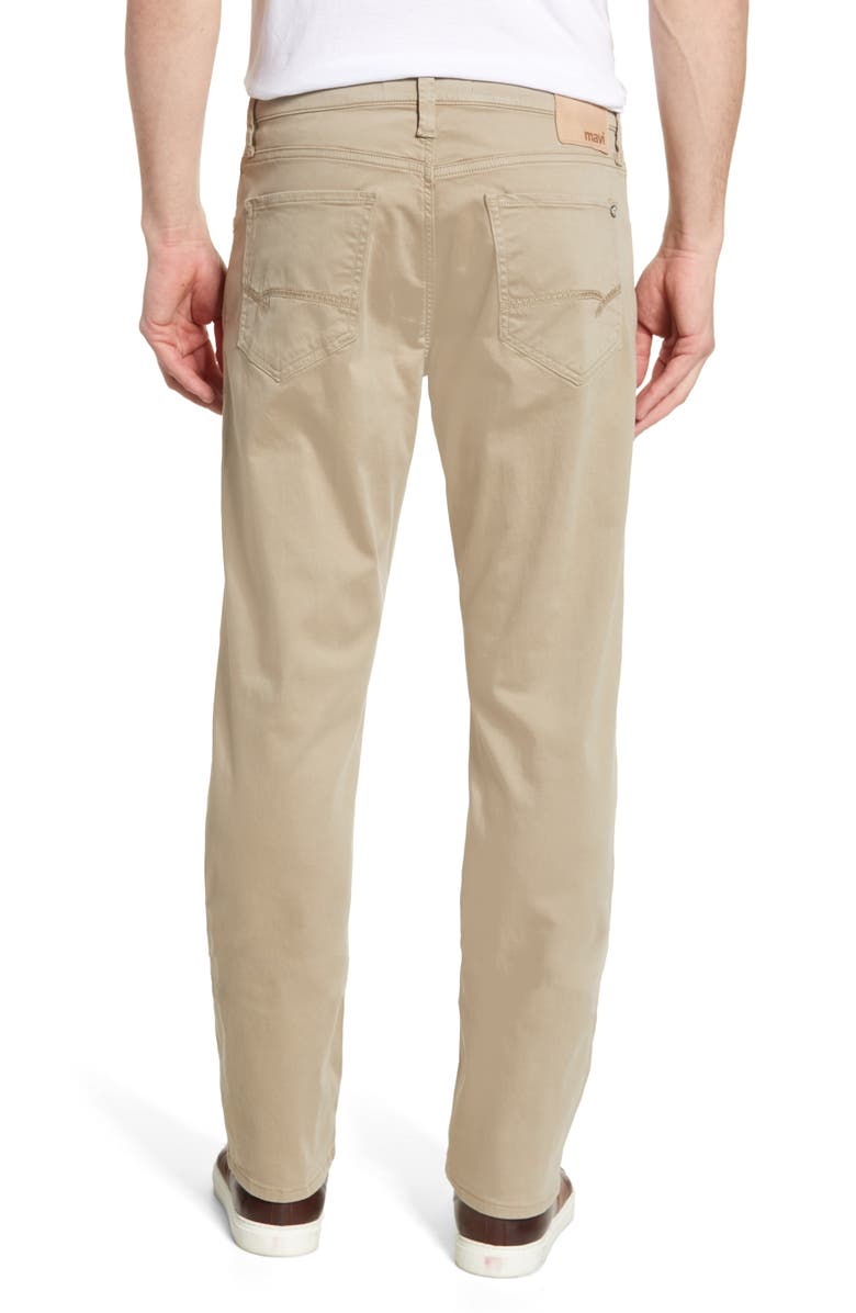 Mavi Jeans Matt Relaxed Straight Fit Jeans, Alternate, color, Beige Twill